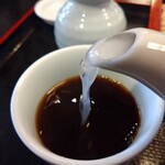 はな月 - そば湯(*´-`*)