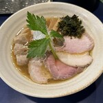 世田谷 磯野 - 磯野醤油白湯麺・全部のせ