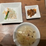 四川小吃 雲辣坊 - 春雨サラダ、スープ、搾菜
