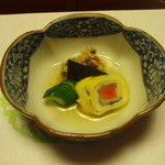 三養荘 - 止肴（蟹菊花和え）