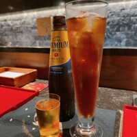 天ぷら酒房 西むら - 先ずは〜beer ・烏龍茶