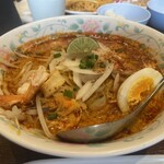 Kaomangai Bazaru Akari - トムヤム麺＋タイムランチビュッフェ 980円＋320円