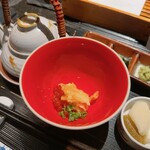 Tempura Shubou Nishimura - 〆の蟹イクラ　ご飯無し