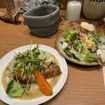 Aux Delices de Dodine 東京ミッドタウン八重洲店 - 前菜＋メイン＋パン 