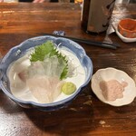 べたなぎ - ヒラメと肝！うま〜い！