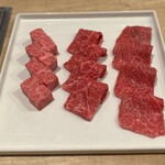 焼肉あきら漸 - トウガラシ、ウチモモ、サーロイン