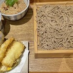 じねんじょ庵 - 松茸ご飯と天ぷら蕎麦