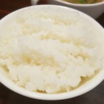 キッチン ブルー グローブ - ご飯大盛りのアップ