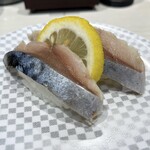 魚べい - 【北海道・三陸フェア】
            宮城県産金華さば 160円