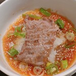 焼肉 じゅん - ポン酢に浮かぶブリスケ