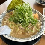 丸源ラーメン - 熟成醤油ラーメン ねぎ肉そば①