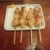 Sumibi Kushiyaki Hagakure - 串焼（右もも肉、左つくね）