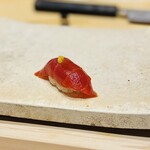 すし道 冨座 - 漬けマグロ