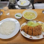 Minoya Tonkatsu Ten - ヒレかつ定食(税込1,000円)