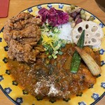 カツカレー専門店　カリーハウス マシャーーラ - 2種盛り