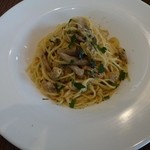 アサリとキノコのクリームソー