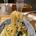 5デイズコーヒー - パスタ巻いてる〜、ニュルル〜ン♪( ´θ｀)