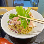超純水採麺 天国屋 - 小松菜