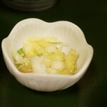 季節料理　根本 - 白菜浅漬け