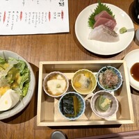 茶茶 このか - 前菜=おばんざい箱、向附け、冷菜