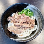 楽や - 肉うどん（小）