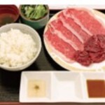 焼肉 牛皇 - ランチ（薄切カルビハラミ御膳）