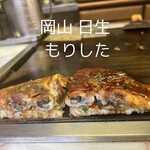 Okonomiyaki Morishita - カキオコ 大盛り