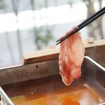 蔬菜猪肉火锅涮鍋