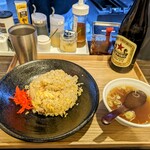 元祖 中華つけ麺 大王 - チャーハンとビール