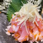 万鯛の青唐タタキ