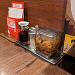 カレーハウス CoCo壱番屋 - テーブル席の卓上