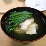 栄寿司 - 平目のアラのお吸い物