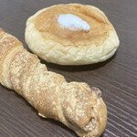 パン工場 - 料理写真:もっちりきな粉スティック＆大福あんぱん