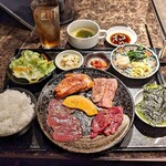 Yakiniku Rigyuu - 焼肉りぎゅう定食（1200円）