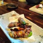 囲坊主 - アスパラ肉巻き