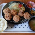 きぃちゃん食堂 - 唐揚げ定食  1000円