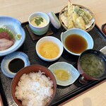 道の駅 サザンセト とうわ レストラン - 天ぷら定食