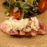 Rogamasteak arcanum - 田村牛の昆布〆を添えて