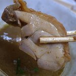 三谷製麺所 - 鶏チャーシューも、鶏の旨みがギュッと詰まっていて美味いです。
