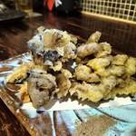 囲坊主 - 原木舞茸の天麩羅