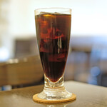 ネズカフェ - ビーフシチューセット 1350円 のアイスコーヒー