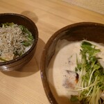 北野 - ラーメン&じゃこ飯♪