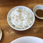 しおや 一心 - ご飯と味噌だれ