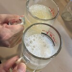 Motsuyaki Ucchan Shinjuku Omoide Yokochou - 乾杯です！