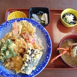 一山いけす - 伊勢海老天丼