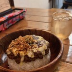 キーマカレーの店 marsh - 料理写真:キーマカレー 辛口 大盛 焼きチーズのトッピング