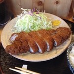 とんかつ桂 - 上ロースかつ定食1600円