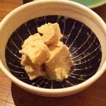 日本酒餐昧うつつよ - 豆腐の味噌漬け。豆芙蓉のような濃厚な味わい。