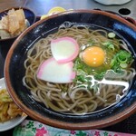お食事処 えんむすび - 生玉子入りそば