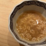 鮨 一二郎 - 1200年以上前から食されて来たという関西の郷土料理「茶粥」は大将の優しさが伝わります。